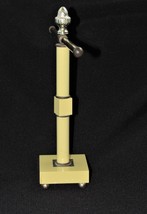 Vintage Brass Gold-Tone Pineapple Footed Guest Bath Towel Bar - £24.48 GBP