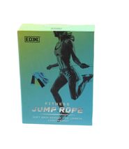 Jump Rope for Fitness, Workout, Exersise - Tange-Free, Hand Grip 10 ft Blue - $11.74 CAD