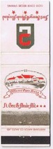 Maryland Matchbook Cover Officers Open Mess Geo Meade - $1.97