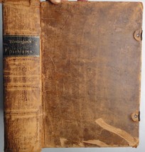 1842 Antique Leather German Bible Betrachtungen Erasmus Reichenhau Pa Imprint - £69.76 GBP