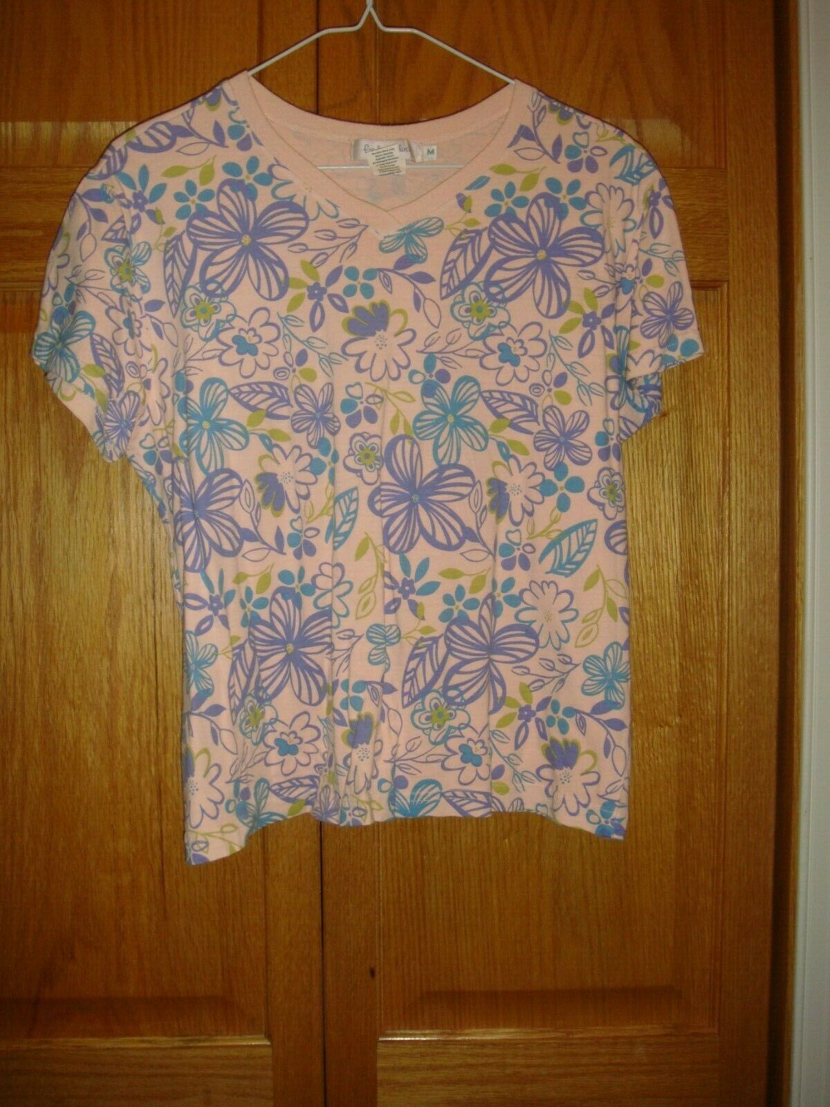 FRESH PRODUCE Top M Whisper Fancy Flower Print Top - $14.99