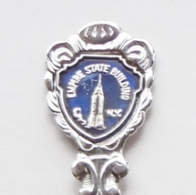Collector Souvenir Spoon USA New York Empire State Building Emblem - $1.99