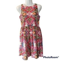 Maggy London Sleeveless Floral Dress sz 4 - £26.83 GBP