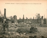 Vtg Photo Postcard 1914 WWI Ruins After First Battle Of Marne France - H... - £7.00 GBP