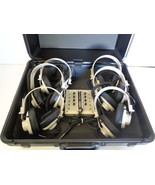 Califone Listening Station, 12-18AV-PY JackBox, 6 2924AV-P Headphones, Case - $697.79 MXN