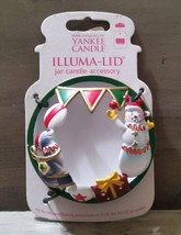 Yankee Candle Illuma Lid Christmas Snowman Seal Candle Jar Topper 22oz 1... - $16.70