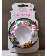 Yankee Candle Illuma Lid Christmas Snowman Seal Candle Jar Topper 22oz 1... - £13.13 GBP