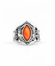 Paparazzi Roaming Rogue Orange Silver Ring - New - £3.59 GBP