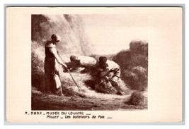 RPPC The Hay Trussers Painting by Jean-François Millet UNP Postcard Z8 - £4.01 GBP