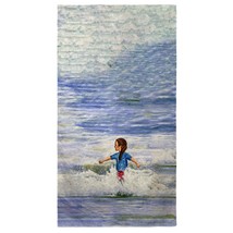 Betsy Drake Girl in Surf Beach Towel - £47.71 GBP