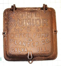 Cast iron stove door with frame Hayes Pump &amp; Planter CO. Galua ILL - £46.92 GBP
