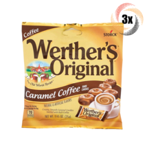 3x Bags Werther&#39;s Original Coffee Caramel Hard Candies 2.65oz ( Fast Shi... - $13.15