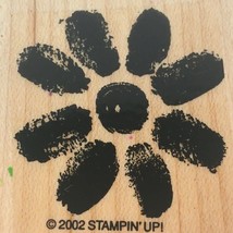 Stampin Up Daisy Flower Wood Mounted Stamp Spring Garden Nature Brush St... - $3.99