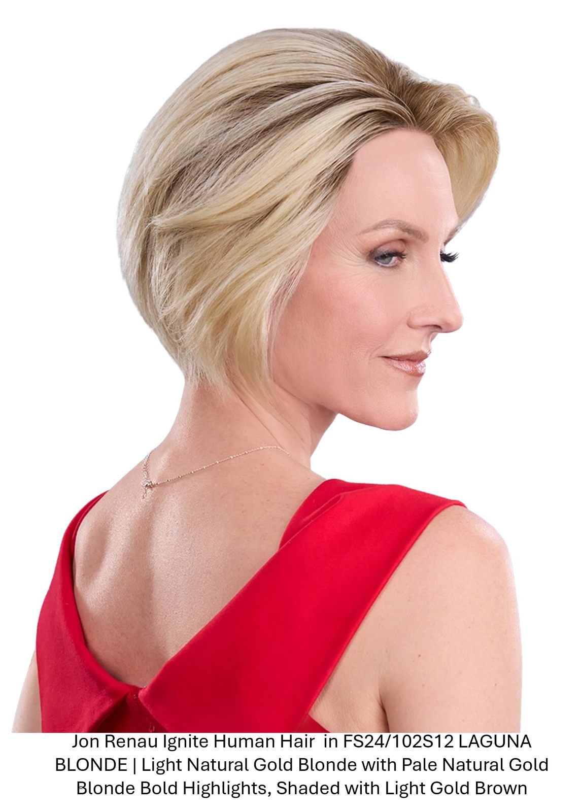 4 Item Bundle: Ignite Remy Human Hair Wig, Angled Bob, SmartLace Front, Hand-Tie Item image 7