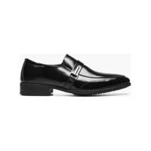 Stacy Adams Abram Moc Toe Bit Slip On Shoes Black 20186-001 image 7