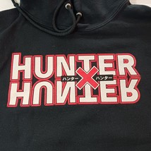 Hunter X Hunter Men's Black Cotton Blend Graphic Hoodie Anime Sweatshirt Size S image 5
