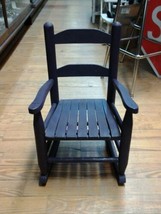 Purple Slated Wooden Children&#39;s Rocking Chair - £31.64 GBP