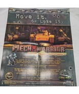 Rare Mechwarrior Fire For Effect Wizkids Approved Play Retailer Promo Po... - $120.12 CAD