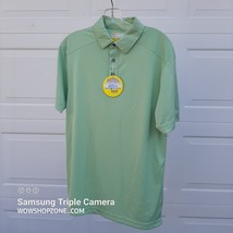 Jack Nicklaus Golf Polo Shirt Eco Choice Mens Small Sea Foam Green Mint ... - $24.88