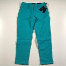 Nuovo Non Tuo Daughter&#39;s Jeans NYDJ Donna 4P Blu Caviglia Affusolato Cotone - $27.69