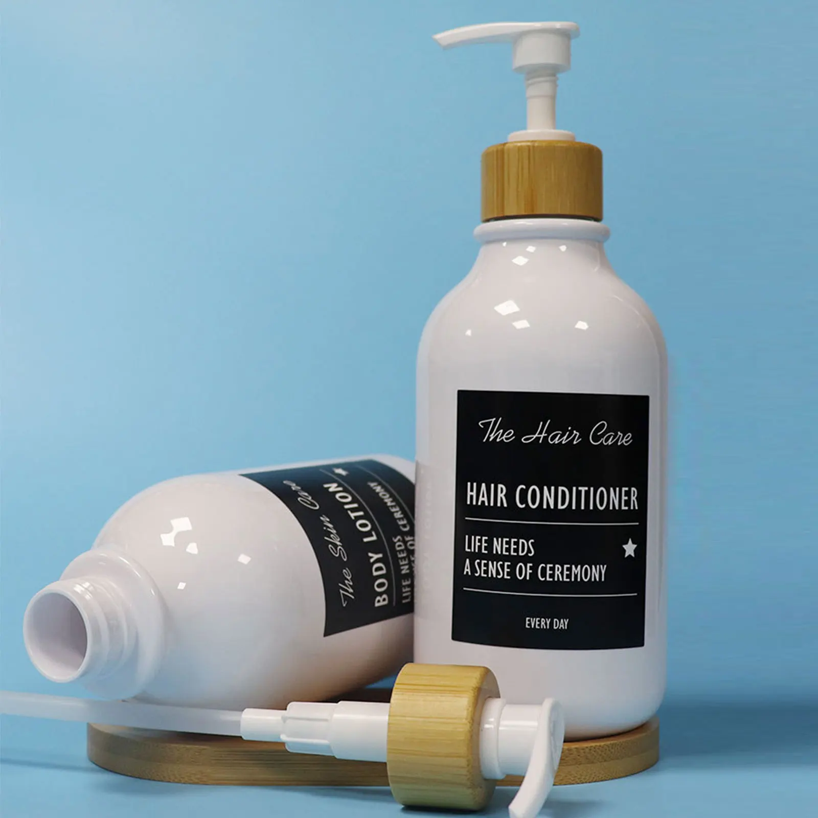 Ensers refillable lotion shampoo shower gel holder portable travel dispenser empty bath thumb200