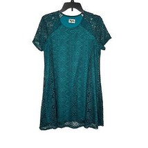 Show Me Your Mumu Womens Dress  Babydoll Lace Lined Nick’s Emerald Green Medium - £20.26 GBP