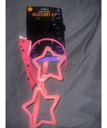 NWT Womens 80s Accessory Set 1980s Halloween Pink Black Headband Glasses... - $356.50 MXN