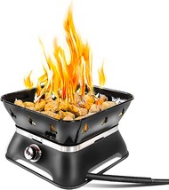 Outland Living Firecube 805 Portable 14-Inch Sq. Propane Gas Fire Pit, Black. - £155.85 GBP