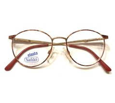 Vintage Oval 80s Safilo Kids Elasta K499 Dark PINK Gold Metal kids Eyeglasses  - £31.28 GBP