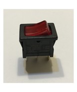 Appliance Mini Rocker Switch On-Off SPST Red / Black - Lighted - M70192 - $7.43