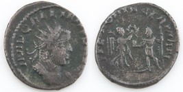 257-258 Romanzo Biglione Antoniano Moneta XF Gallienus Vittoria RIC-452 - £83.09 GBP
