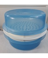 Cajun Batter Bowl 3 Piece Light Blue White Milling Manufacturing Made USA - $28.00