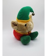 Vintage Swibco Plush Elf With Bell 6&quot; Christmas Stiffed Toy - £17.11 GBP