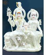 21&quot;Shiva Parivar Statue in Vietnam Marble| Lord Shiva Idol | Handmade|Ho... - £2,317.33 GBP