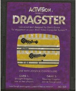ORIGINAL Vintage TESTED 1980 Atari 2600 Dragster Game Cartridge - £11.66 GBP