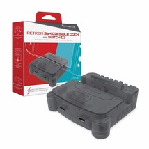 Nintendo Switch Dock With The Hyperkin Retron S64 Console (Smoke Gray). - $41.96