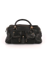 Vintage Michael Kors Black Pebbled Leather Satchel Bag - £67.94 GBP