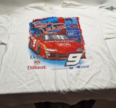 Vintage 2001  Bill Elliot #9 Chase Authentics Red NASCAR Graphic Tshirt XL - €14,71 EUR