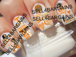 42 New 2023 Tennessee Volunteers Vols LOGOS》21 Different Designs》Nail Decals - £16.43 GBP