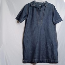 Lauren Ralph Lauren Dress Womens XL Blue Denim Short Sleeve Jones Street... - $1,013.09 MXN