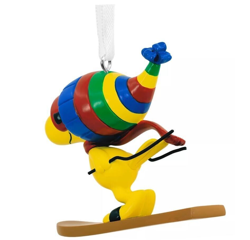 Hallmark Peanuts Woodstock Skiing Christmas Ornament C210253 Holiday