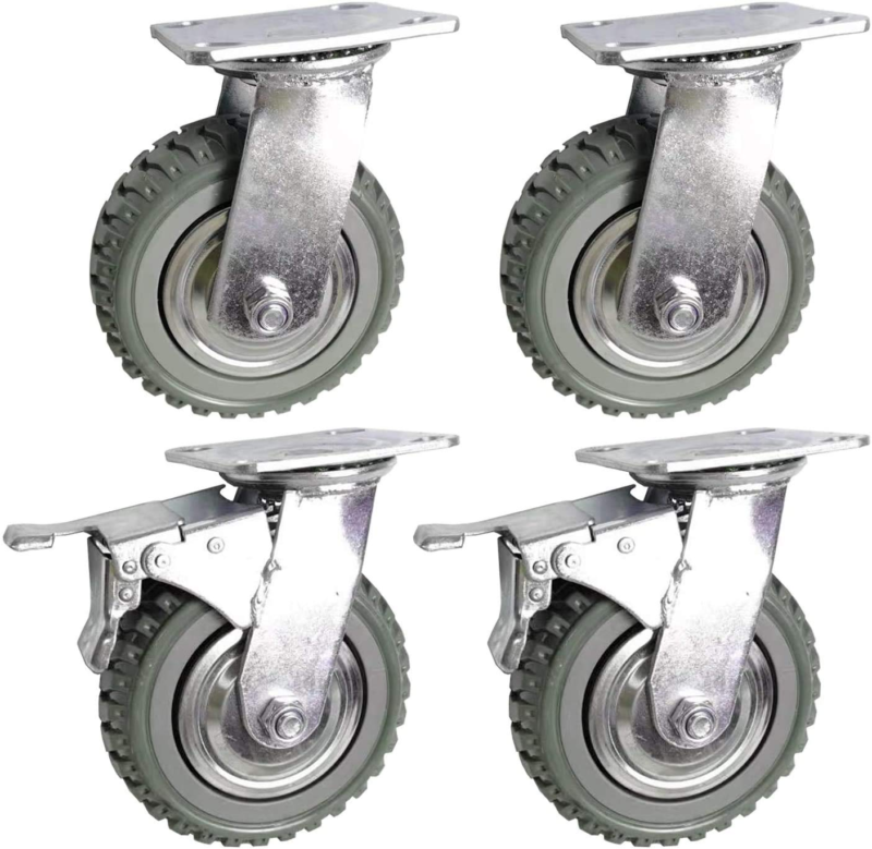 Primary image for 6 Inch Heavy Duty Swivel Casters 360 Degree Rotation 2500Lbs Total Capaci