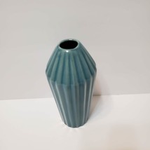 Air Plant in Blue Ceramic Holder, Bud Vase with Airplant, Mediterranean decor image 5