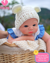 VACOS 22&#39;&#39; Kids Playmate Lifelike Girl Baby Handmake Silicone Reborn Dolls Gift - £278.23 GBP
