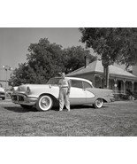 Vintage Photo Reproduction  1956 Ninety-Eight De Luxe Holiday Coupé - $13.81