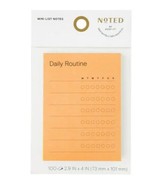 Noted By Post-It Mini List Notes, 2.9” X 4”, Pack of 100, Daily Routine - £7.07 GBP