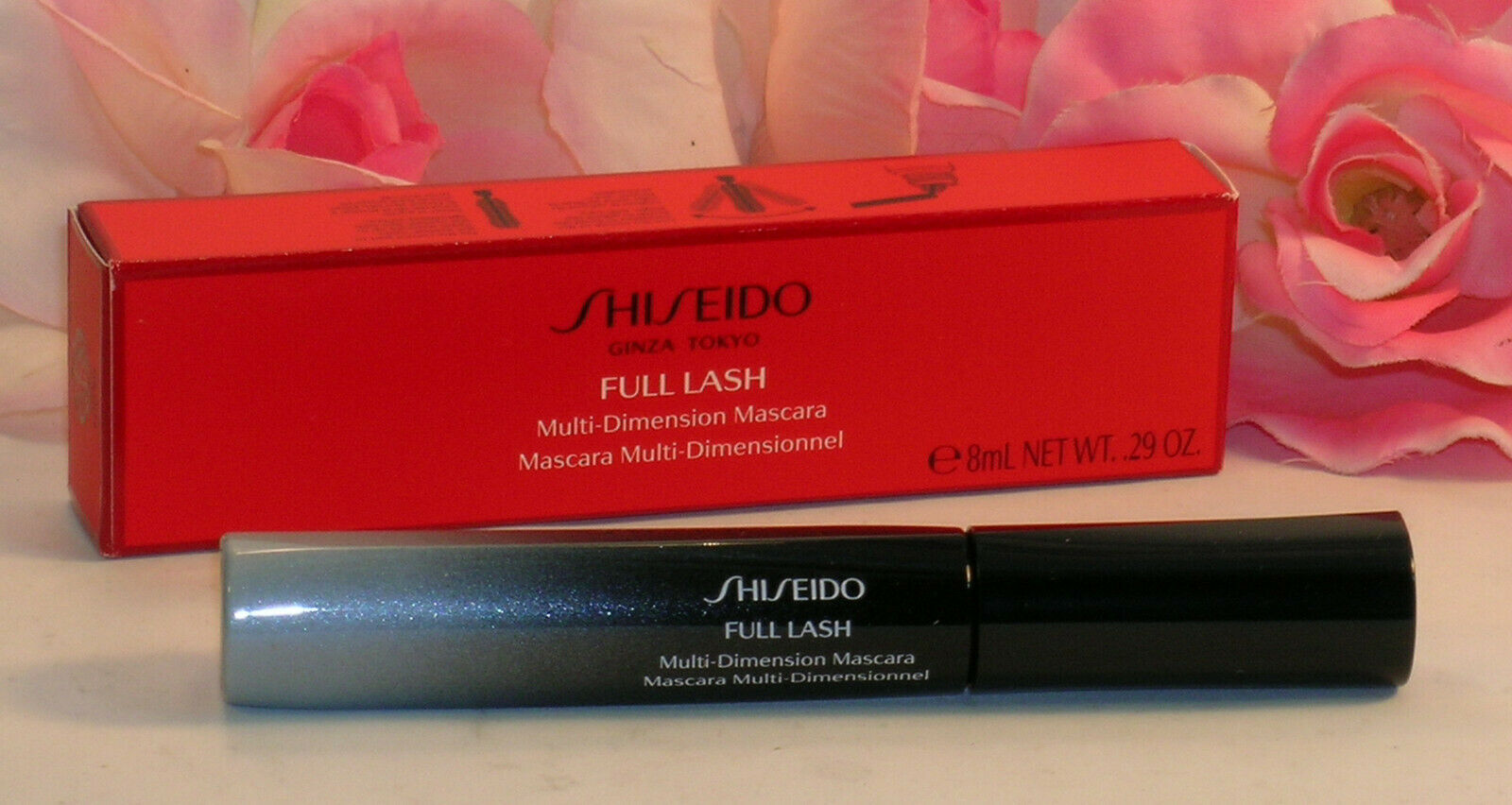 New Shiseido Full Lash Multi Dimension Mascara Black BK901 Full Size .29 oz 8 ml - $16.99