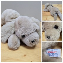 Vintage World of Smile Dog Brown Stuffed Animal 1992 Toy - $28.66