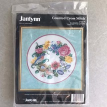 Janlynn Counted Cross Stitch Kit #125-49 Bluebird Floral New - $30.00