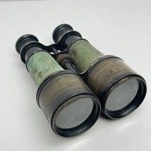 Lorraine Paris Vintage Brass Body Binoculars Telescoping Double Monocula... - $34.64